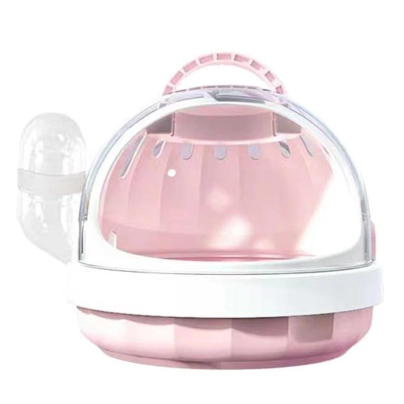 Gaiola para transporte animais pequenos, gaiola para animais estimação pequenos ar livre, caixa viagem, suprimentos - Image 1