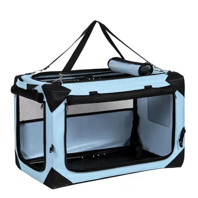 Saco de Transporte Dobrável para Animais de Estimação - Gaiola Prática para Cães Médios e Grandes em Viagens e Carros