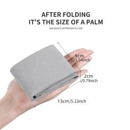 Portable Fold Inflável Air Pillow, Viagem ao ar livre Dormir, Camping, PVC Neck Stretcher, Encosto Avião, Travesseiro Confortável - Image 3