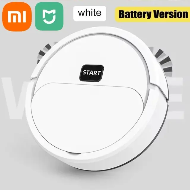 Robô Vassoura Inteligente Xiaomi Mijia: 3 em 1 com Funções de Varrer, Aspirar e Esfregar para uma Limpeza Total em Casa
