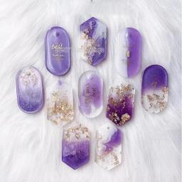 Chaveiro Pingente Silicone Mold Set, Crystal Epoxy Resin Mold, Pingentes Retangulares Redondos, DIY Fazer Jóias, 1 Pc, 6 Pcs, 10Pcs - Image 5