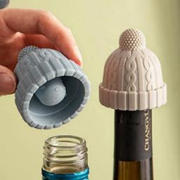 Rolha De Garrafa De Vinho De Silicone, Tampão Pequeno, Impermeável e À Prova De Vazamentos, Aplicável a um Diâmetro de 1.75cm-1.85cm, Novo, 1PC - Image 2