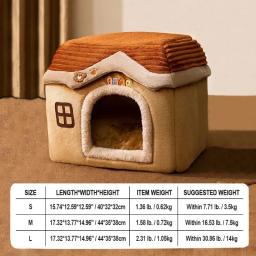 Waterproof portátil confortável tenda para o cão, Warm Dog Cave, Indoor House for Kitten, Puppy Bed, Tent Suprimentos, Pet Itens - Image 6