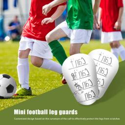 Mini Shin Pads para Crianças e Adultos, Guardas de Futebol, Equipamento de Proteção, Anti-Colisão, Protetor de Pernas, Novo - Image 6