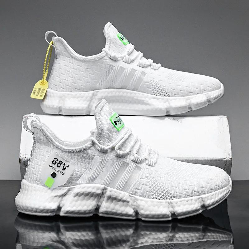 Tênis masculinos de corrida respirável, tênis ao ar livre, sapatos masculinos de caminhada de tamanho grande, verão, venda quente, 2022 - Image 1