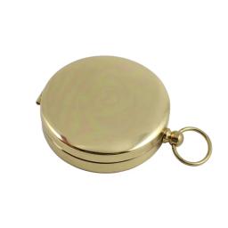 Bússola de cobre de latão portátil dourado, navegação com display noctilucência, acampamento ao ar livre e caminhadas, novo - Image 3