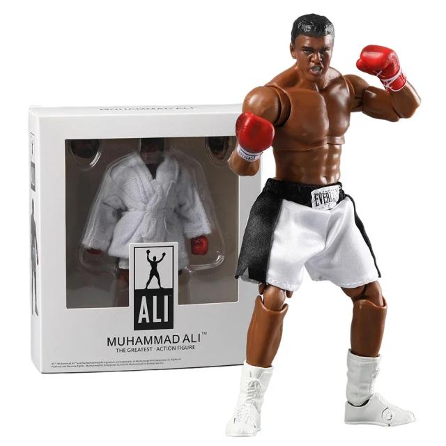 Coleção Exclusiva de Action Figures Muhammad Ali Storm em Escala 1:12 - Acessórios e Presentes para Hobbies