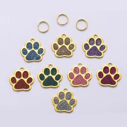 Personalizado pet gravura id nome tag cão anti-perdido personalizado colar coleira acessórios gato id telefone tag pingente filhote de cachorro decorações - Image 5