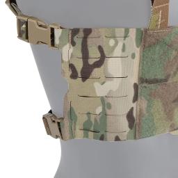 Colete de nylon ajustável para homens e mulheres, ferro estilo H harness, versão larga, equipamento de peito FCPC, colete airsoft destacável Molle - Image 6