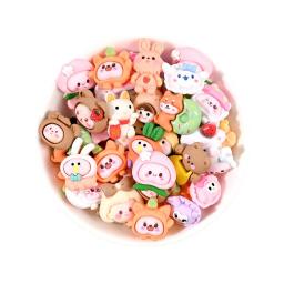 Resina Kawaii Cartoon Series Flatback Encantos, Série Animal Bonito, Cabochão, Suprimentos de Scrapbook, Embelezamentos, Figuras DIY, 10Pcs - Image 6
