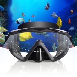 Óculos De Mergulho Panorâmico, Máscara De Snorkel, Salvamento Subaquático, Equipamento De Natação - Image 1