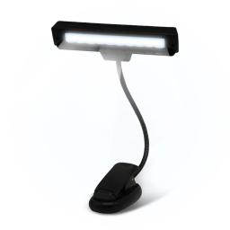 Led portátil flexível pontuação luz guitarra piano clip-on para música suporte de proteção para os olhos poupança de energia inteligente escurecimento luz - Image 1
