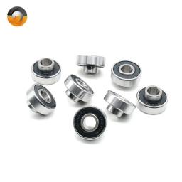 8 peças rolamento de skate 608rs 8x22x7mm abec9 espaçador integrado rolamento longboard 608 placa de dança rolamentos de placa de balancim duplo - Image 2