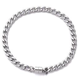 Rodada Forte Fechos Magnéticos, Ródio End, Conectores para Fazer Pulseira De Couro Jóias, Fit Pulseiras e Colar, 5 Conjuntos - Image 5