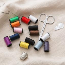 Viagem Kit De Costura com Agulhas Compactas e Roscas, Acessórios Domésticos, DIY Costura e Reparação Suprimentos, Tool Set - Image 5