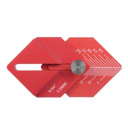 Régua De Medição De Madeira, Ferramentas De Carpintaria De Guarnição, Multi-Ferramenta De Trabalho De Acabamento Para Medição E Marcação, Deslocamentos Curtos - Image 1