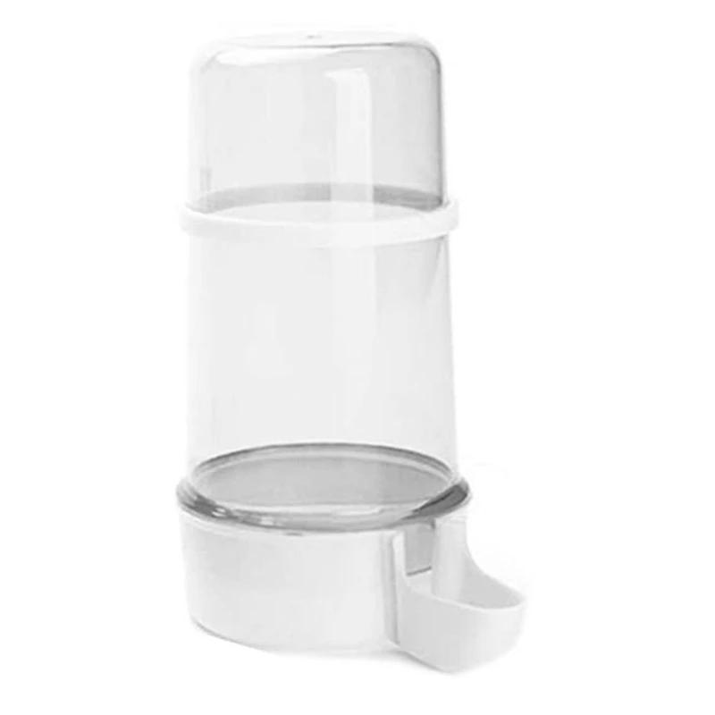 Alimentador de aves e água para animais de estimação gaiola de papagaio automático bebedor comida de pássaro tigela de água alimentador automático para gaiola 090c - Image 1