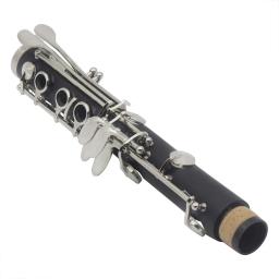 Bb Clarinete 17 Chaves Flat High Woodwind Instrumento Tubo de baquelite Chaves niquelado Com Strap Cloth Case Acessório Set Presente - Image 4