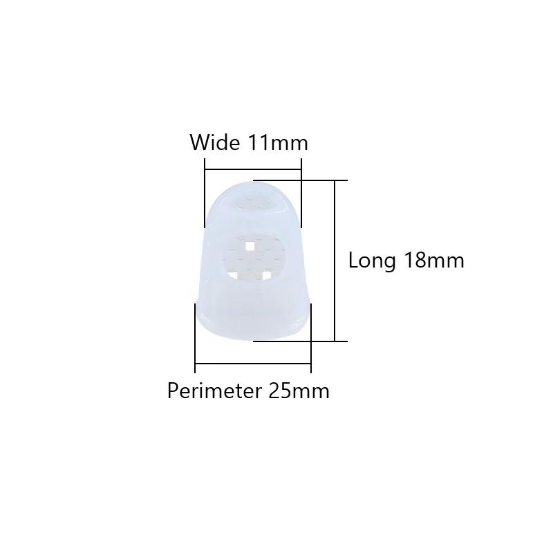 Guitarra de silicone pressionando Finger Covers, protetores de dedos espessados, antiderrapantes, resistente ao desgaste, universal, 1 pc, 5pcs - Image 1