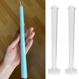 Molde de vela de plástico em forma de haste longa, faça você mesmo, artesanato artesanal, molde de vela, moldes para fazer velas, casamento, festa de família, ferramentas de decoração - Image 2