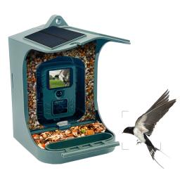 Câmera alimentadora de pássaros inteligente alimentada por energia solar, 1080p, sem fio, wi-fi, à prova d'água, caça, trilha - Image 1