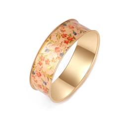 Flor impressa pulseira de metal para as mulheres bonito romântico moda pulseira vintage designer novo estilo para meninas presentes acessórios 2023337 - Image 6