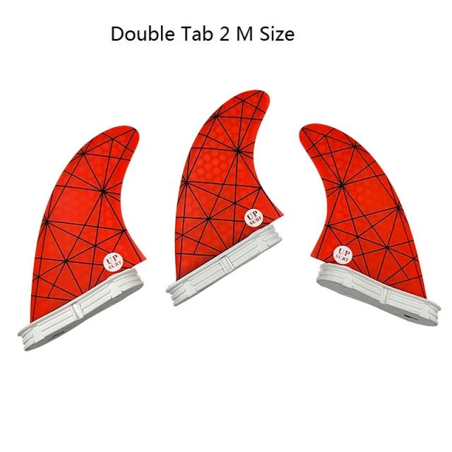 UPSURF Prancha de Carbono Tri Fins Thruster 2 Peças