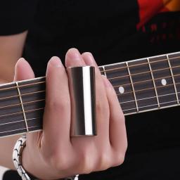 Slides de guitarra com slides de vidro, inclui 3 celulóide polegar e dedo picaretas, 1 aço inoxidável Slide 6cm, 4pcs - Image 6