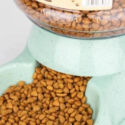 Grande capacidade Pet Alimentador, Pequeno cão comida tigela, Dispensador de água automático, Tigela bebendo gato, Pet alimentação bebedor - Image 4