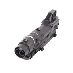 M203 bolas de gel lançador de granada com barril duplo sino duplo m4/16 brinquedos de lançador de plástico curto para tiro de paintball brinquedo infantil - Image 2
