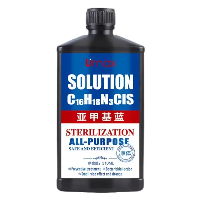 Solução Azul Metileno para Peixes Ornamentais: Combate Manchas Brancas e Doenças em Aquários, 310ml