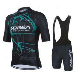 Conjunto de camisola masculina ciclismo, roupa de ciclismo de manga curta, uniforme de bicicleta montável MTB, outdoor, verão, 2022 - Image 2