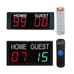 Wall Mounted Eletrônico Digital Placar para Basquete Futebol Boxe Sports Plug UE - Image 1