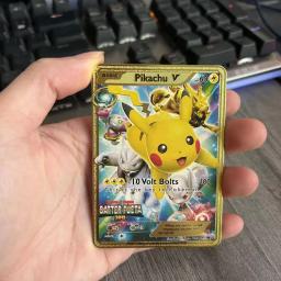 Arceus Vmax Pokemon Metal Cartões, DIY Game Collection Cartões, Ouro Edição Limitada, Pikachu Charizard, Presente Kids, Ponto 10000 - Image 5