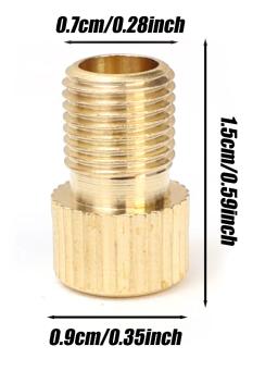 Adaptador de bomba de válvula de bicicleta, 8-2 peças, conversor de válvula de bicicleta presta para schrader, bico de conversão, adaptador de inflação, acessórios de bicicleta - Image 5