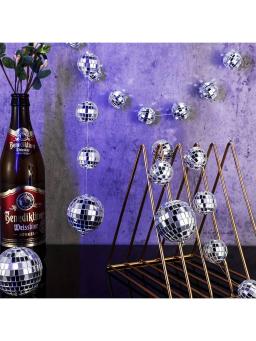 Conjunto de 8 bolas para decoração de festa, mini-discoteca, casamento, dança, festival de música, aniversário - Image 5