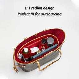 Inserção organizadora de bolsa para bolsas, organizador de bolsa de feltro para bolsa e bolsa, inserção organizadora de sacola, para lv neverfull - Image 2