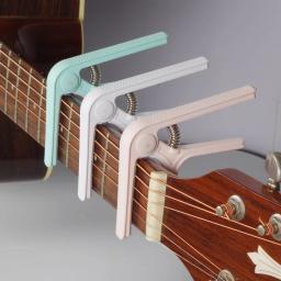 Guitarra Elétrica Capo Acessórios, Clássica, Plástico, Aço, Portátil, Instrumentos De Cordas - Image 1