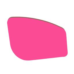 Mini Pink Rodo Vinyl Wrap Tools, Polygon Edge Plug Corner Trimming, Raspador de janela do carro, Ferramenta de filme automotivo, A57, 5pcs - Image 3