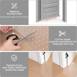 Tapete Protetor Para Animais De Estimação, Tapete De Porta, Anti Scratch, Sob A Porta, Cat Scratch Guard - Image 4