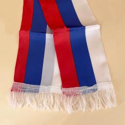 Xvggdg-Bandeira cachecol personalizado, dupla face, cetim impresso, futebol, casamento, esportes, 14x130cm - Image 6