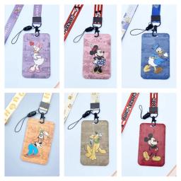 Titular do cartão com projeto da Disney, pato do donald, rato do mickey, para a refeição do estudante, cartão do terreno, crachá do controle de acesso - Image 1