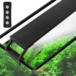 Iluminação LED de espectro completo para aquário plantado, controlador externo, suportes extensíveis, luz do tanque de peixes, 20-63cm, 110V-240V - Image 1