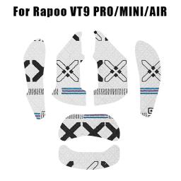 Fita adesiva de mouse para gamer, suor antiderrapante preto, acessórios para esportes eletrônicos, adesivo antiderrapante para Rapoo VT9 PRO MINI AIR - Image 4