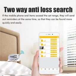 Multicolorido Anti-lost Pet Locator, Animais Suprimentos, Dispositivo de Rastreamento, Ferramenta de Rastreamento, Conexão do telefone, Rastreador sem fio, Branco - Image 2