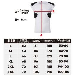 Colete esportivo anticolisão para homens, equipamento protetor de segurança, camiseta protetora para jovens, treinamento de futebol, futebol americano - Image 5