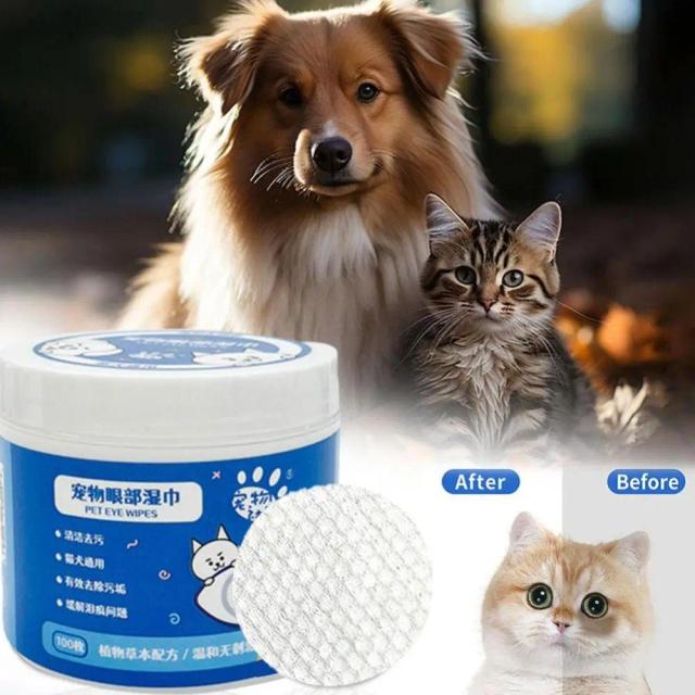 Toalhetes de Limpeza para Olhos e Orelhas de Pets: Remoção de Manchas e Cuidado Sem Irritação