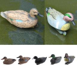 5 opções de plástico pato flutuante chamariz caça pássaro dissuasor repelente erva daninha pragas espantador gramado escultura decoração do jardim - Image 1