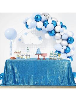 Retângulo toalha de mesa com glitter e lantejoulas, decoração para casamento, festa de aniversário, formatura - Image 3
