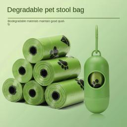 Saco De Cocô Degradável para Animais De Estimação, Dog and Cat Poop Bag, Suprimentos de limpeza ao ar livre, Proteção ambiental - Image 2